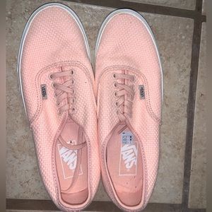 Women’s light pink vans size 8.5